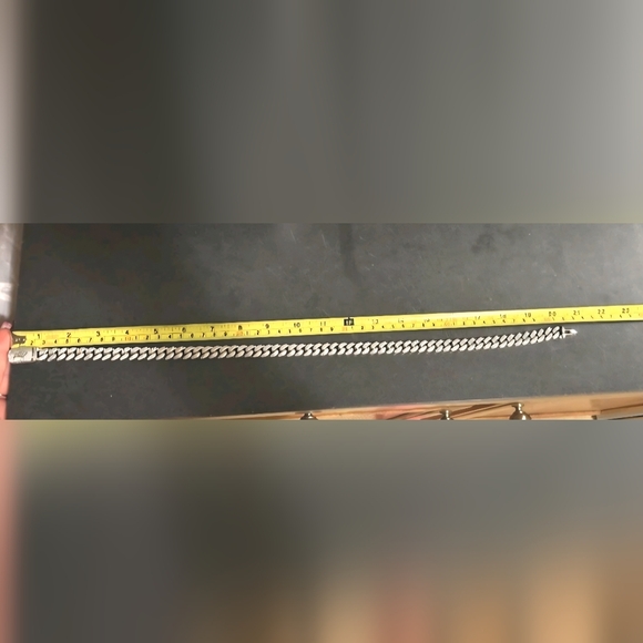 Diamond Cuban Chain + Bracelet Set/ Bundle 12mm (Both Pieces Included) GLD (NIB) - Picture 11 of 11